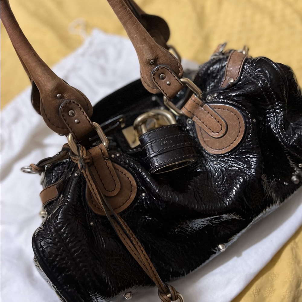 Authentic Chloe Paddington Bag Tote Satchel - Picture 6 of 8